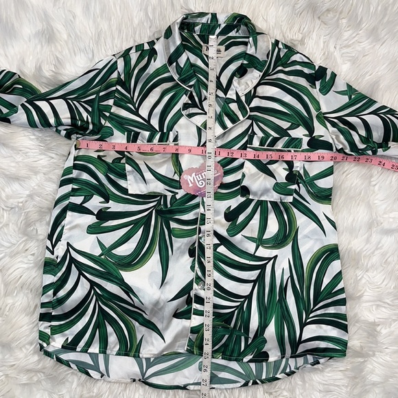 NWT Show Me Your Mumu Paige PJ ~ TOP ONLY ~ in Peruvian Palm 🌴 - Picture 7 of 14